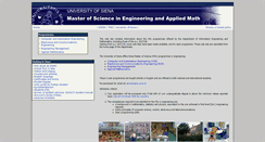 Desktop Screenshot of msc.ing.unisi.it