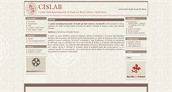 Desktop Screenshot of cislab.unisi.it