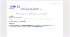 Desktop Screenshot of 20.unisi.it