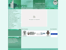 Tablet Screenshot of cipmi.unisi.it