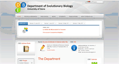 Desktop Screenshot of dbe.unisi.it