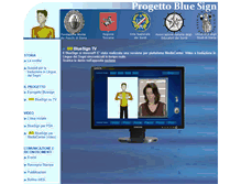 Tablet Screenshot of bluesign.dii.unisi.it