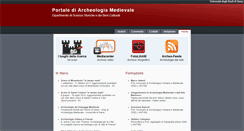 Desktop Screenshot of medievalarchaeology.unisi.it