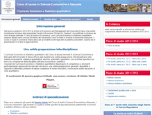 Tablet Screenshot of laurea-economia.unisi.it